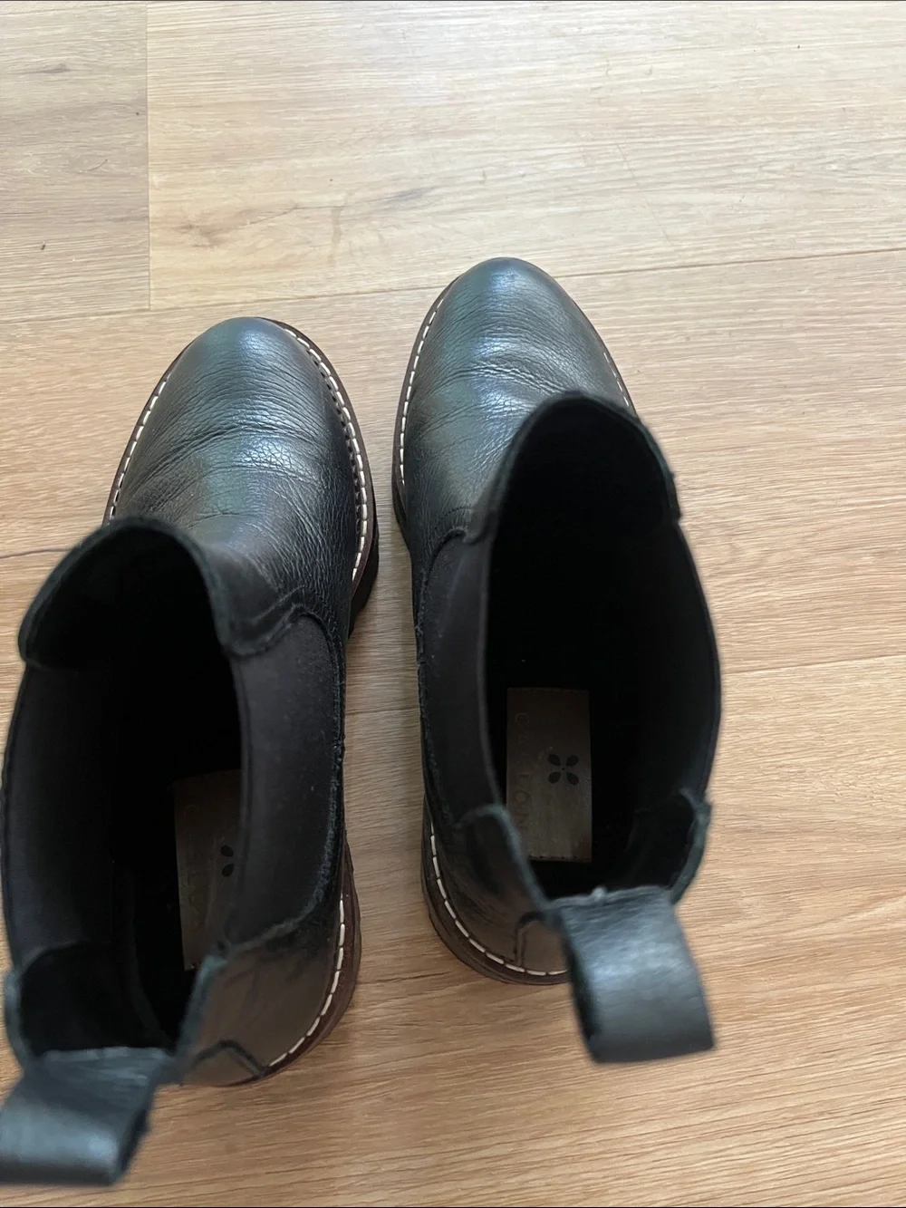 Caslon Black Chelsea Boots - Leather